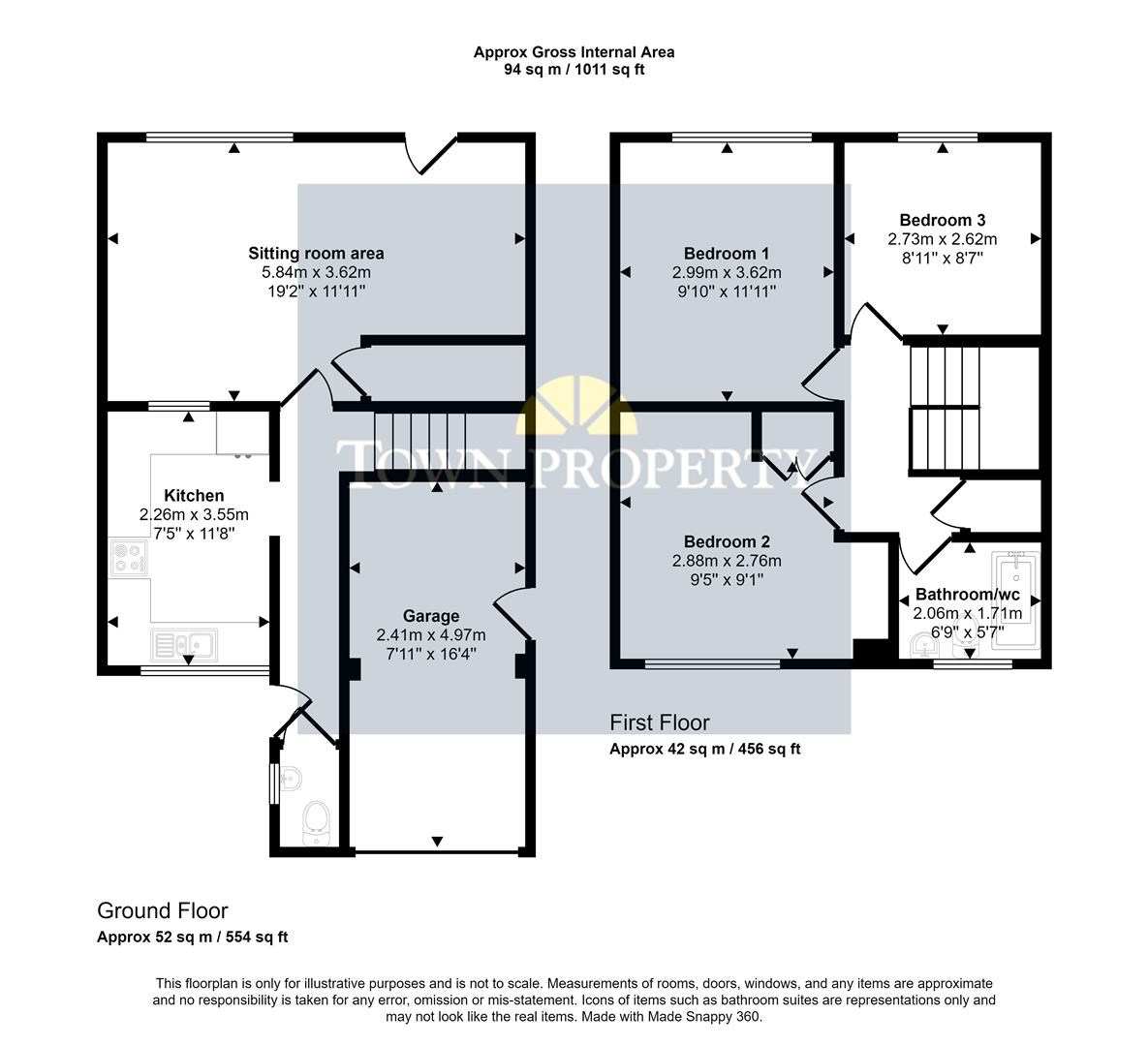 Property Details for Bridgemere Road Eastbourne BN22 8TU Town
